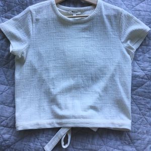 Madewell Summer Cross Tie Top